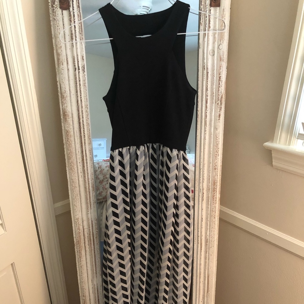 Patterned Maxi Dress